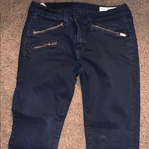 Rag and bone size 28 zipper jeans